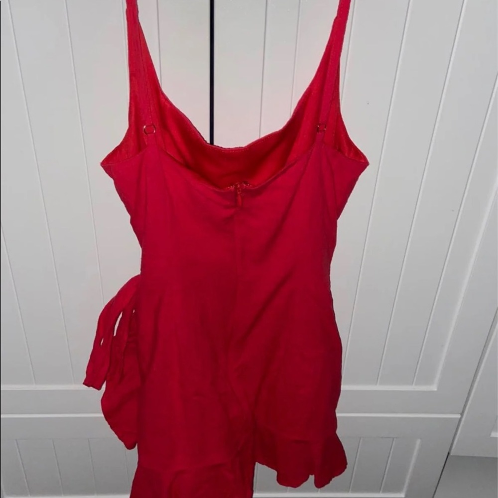 red dress